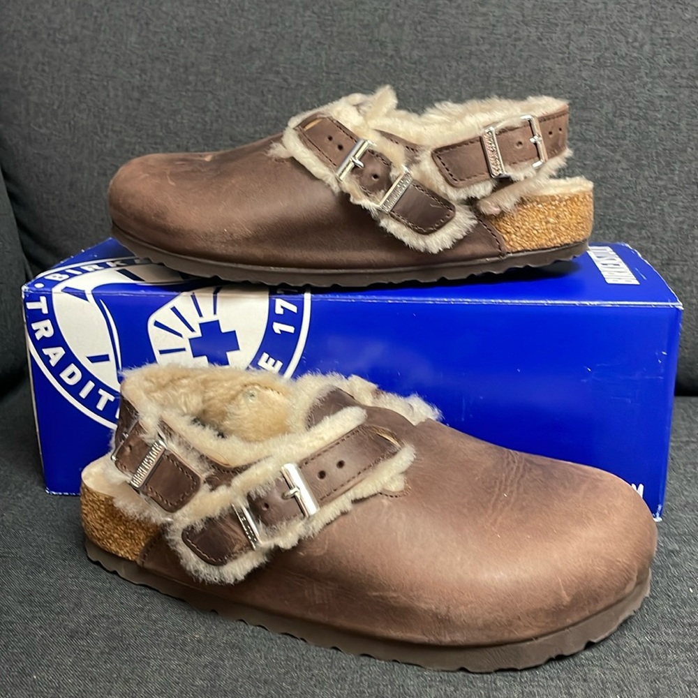 Birkenstock Tokio Shearling Brown
